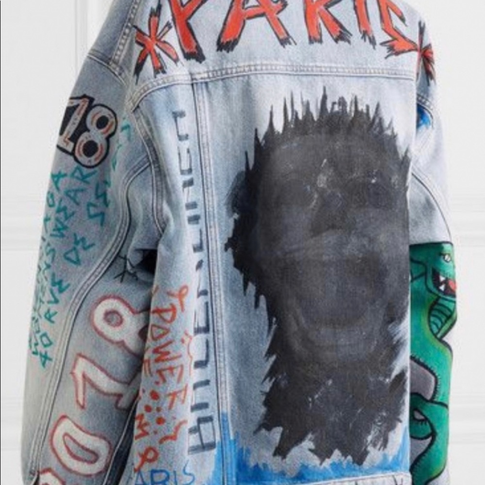 BALENCIAGA GRAFFITI JACKET